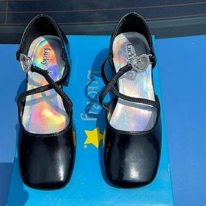 Like new Lucky brand girls shoes size 12m. Only worn once. No signs of wear.
